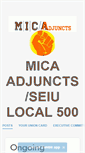 Mobile Screenshot of micaadjuncts.org